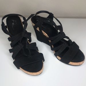 A2 Aerosoles Platform Sandal Size 6